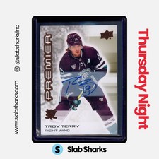 2024 UPPER DECK PREMIER #19 TROY TERRY AUTO BRONZE