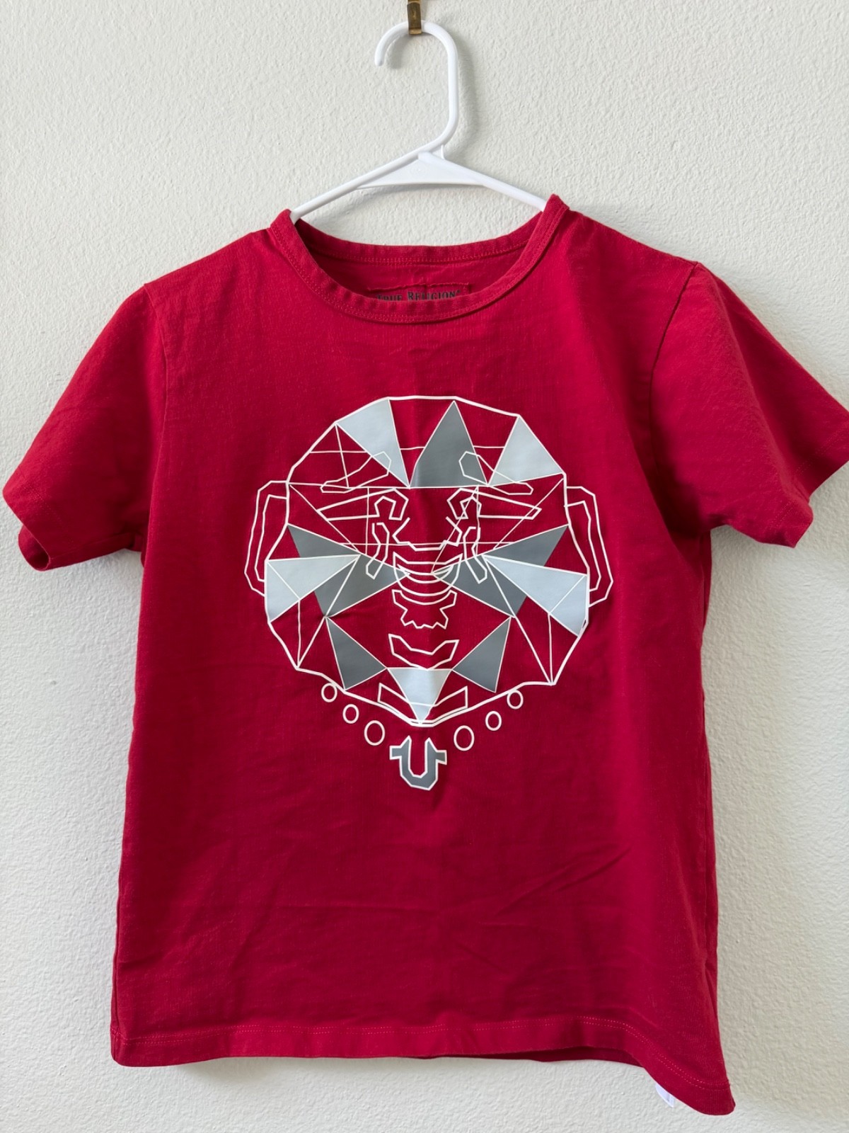 Youth True Religion Red Graphic T-Shirt Size Large (14-16)