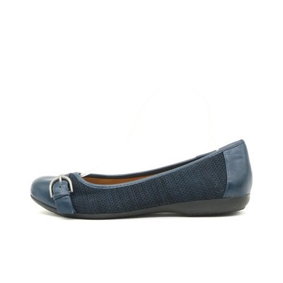 Croft & Barrow Damen Ballerinas EU 39 Ortholite Blau Textil Ortholite-Innensohle