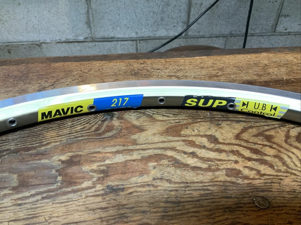 "Mavic 217 SUP UB Control 26"" bronceado/marrón? Llanta 28h NOS #2 Foto 2 de 4