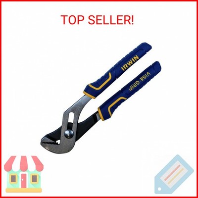 IRWIN Tools VISE-GRIP Plier, Groove Joint, Straight Jaw, 8-Inch (4935320)