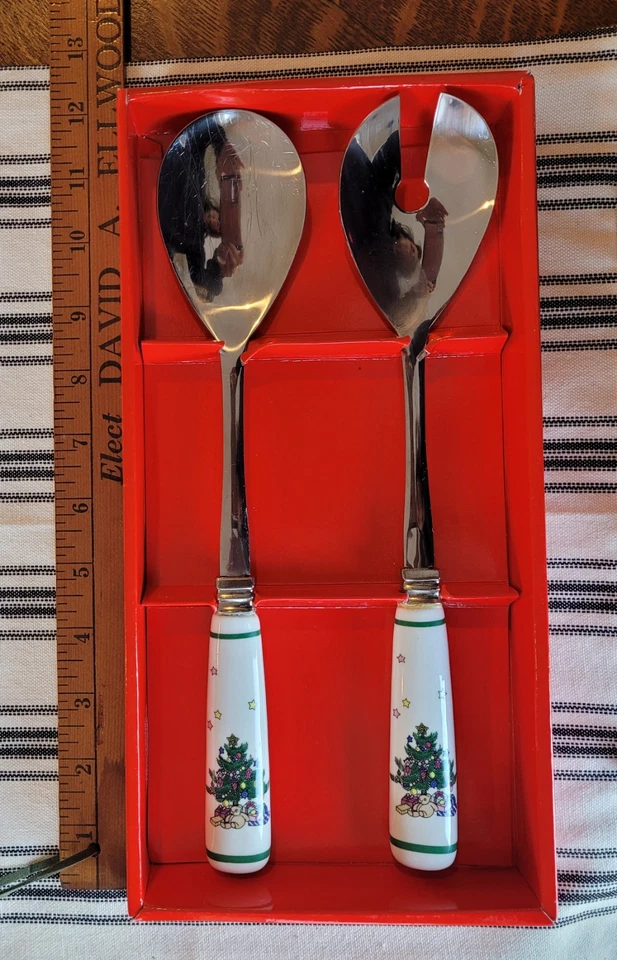 Juego de 2 utensilios para servir grandes Nikko Happy Holidays. Foto 4 de 4