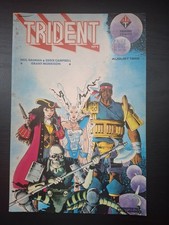TRIDENT #1 TRIDENT COMICS, AUGUST 1989. SIGNED BY PAUL GRIST & MIKE COLLINS