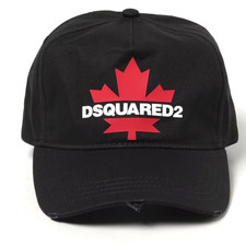 Dsquared2 Baseball Cap Black Leaf Baseball Cap Icon Hat Baseball Cap