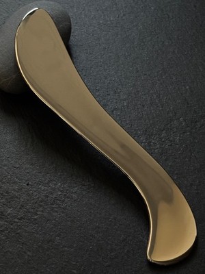 Edelstahl Gua Sha 17,8 CM | Faszien Schaber | Massage Rücken Nacken Tool