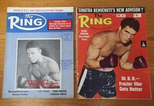 Vintage The Ring Boxing Magazine 1958 & 1968  X 2 Issues