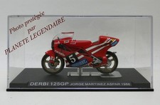 Moto Miniature MotoGP DERBI 125GP Jorge Martinez Aspar 1988 Echelle 1/24