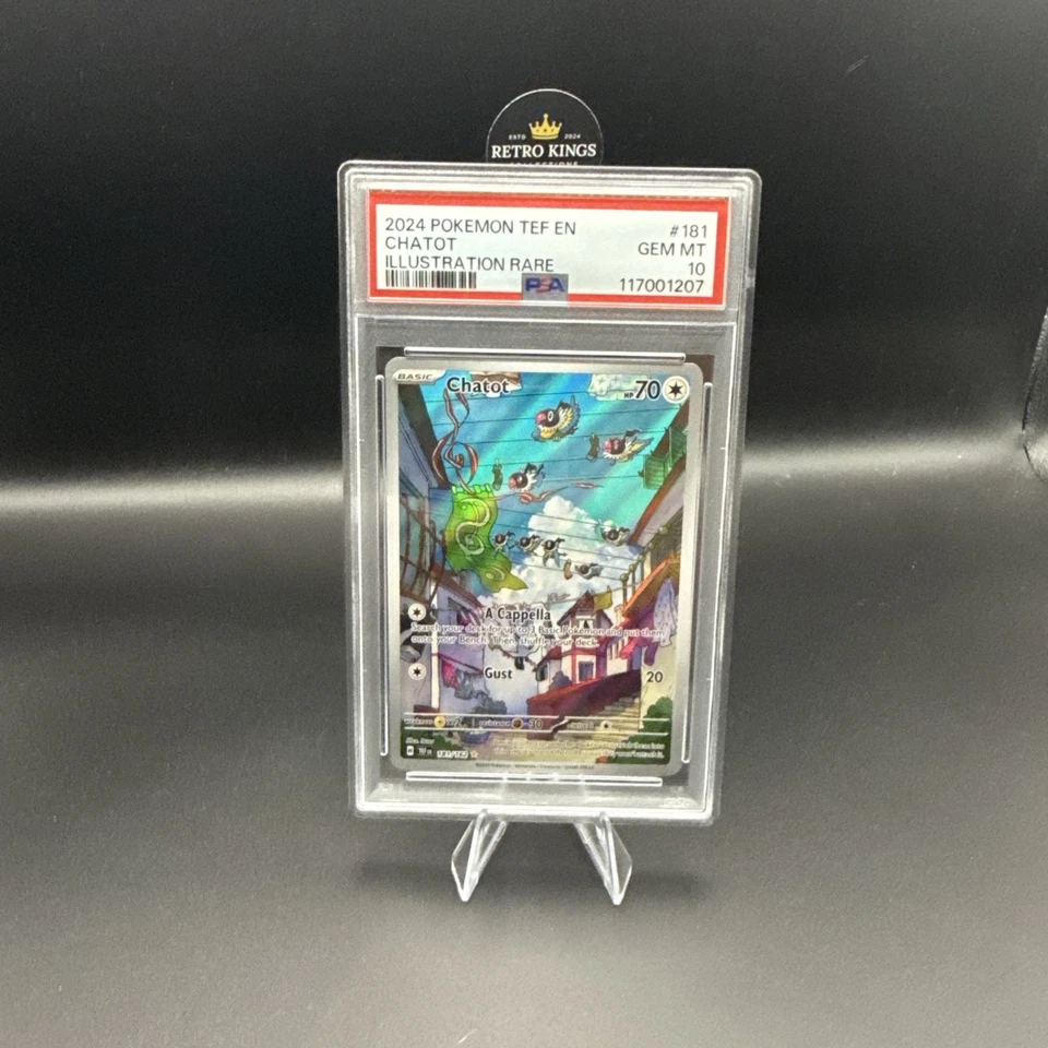 Chatot 181/162 SV05: Temporal Forces Holo PSA 10 - Image 2 of 4