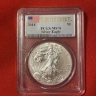 2014 American Silver Eagle 1 Oz PCGS MS70 First Strike