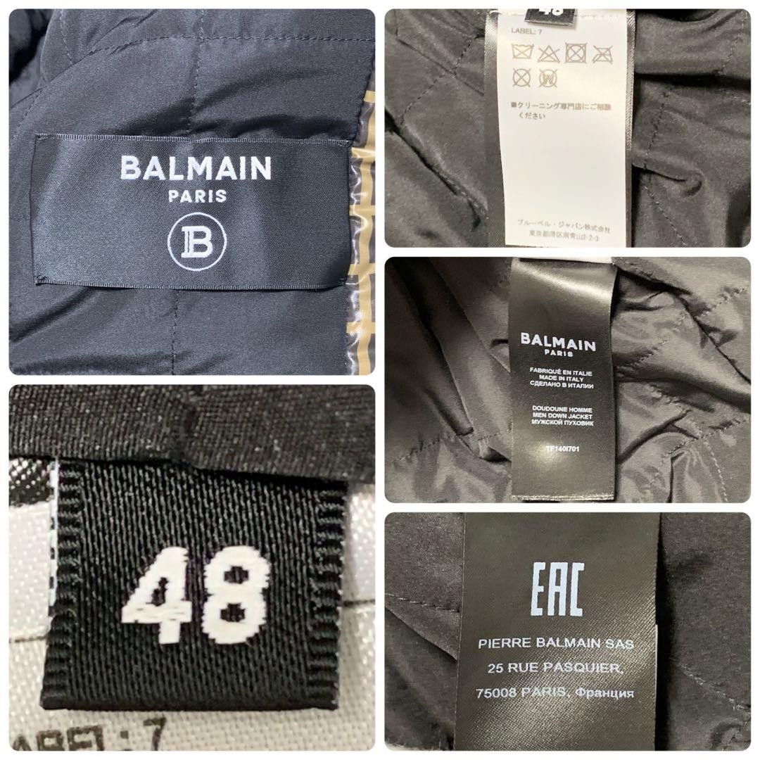 Balmain Bubble Down Jacket Puffer Monogram 48 Aut… - image 9