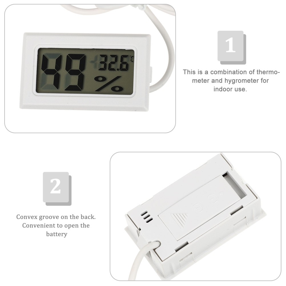 Electronic Hygrometer Thermometer Temperature Humidity Desktop Monitor