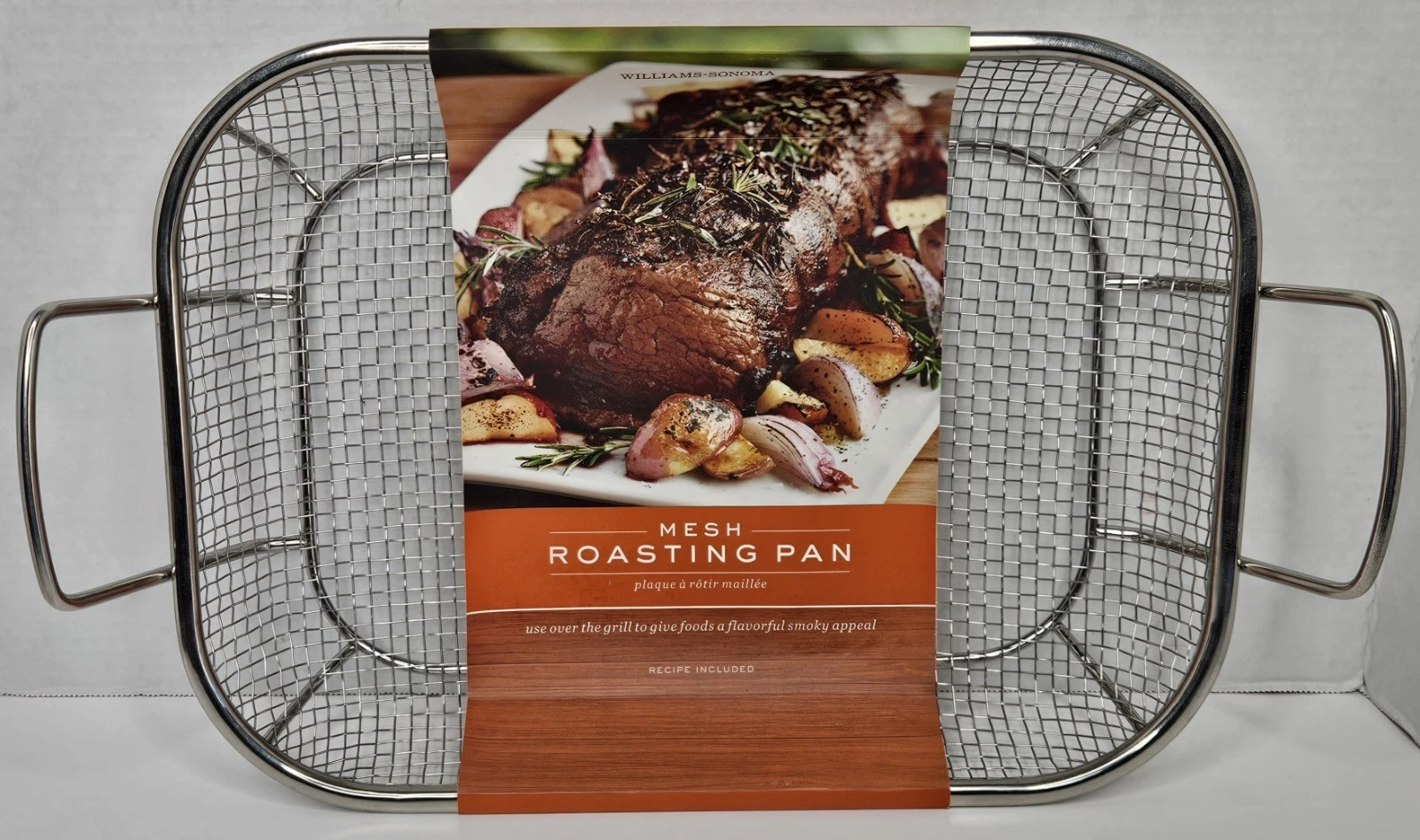Williams Sonoma Mesh Roasting Pan NWT 15" X 11"