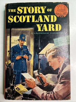 The Story of Scotland Yard by Laurence Thompson HC DJ Landmark W-16 Illustrated