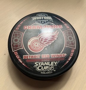 Detroit Red Wings 2008 Western Conference Champions Hockey Puck
