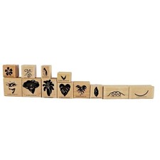 1999 Stampin Up Definitely Decorative Marvelous Morning Glory Rubber Stamp Set