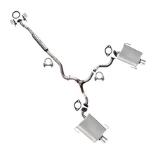 Stainless Steel Resonator Muffler Exhaust System fits: 2005 Subaru Legacy 2.5L