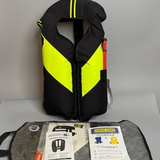 Mustang Survival MIT 100 Automatic Inflatable PFD Life Vest MD2016 Black Yellow
