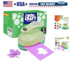 Maple Leaf Punch Cutter 1inch, Paper Punches, Craft Lever Punch Handmade, Lea...