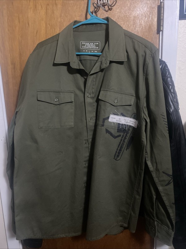 Bring Me The Horizon Ludens Military Shirt Hideo Kojima Rare Death Stranding