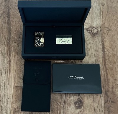 S.T. Dupont Fender Line 2 Perfect Ping Lighter & Necklace