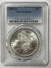 1884-O Morgan Silver Dollar Coin PCGS MS-64