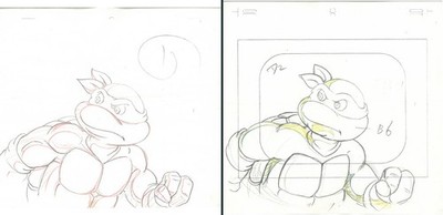 Turtle (TMNT) Turtles- 11 Original Production Drawings