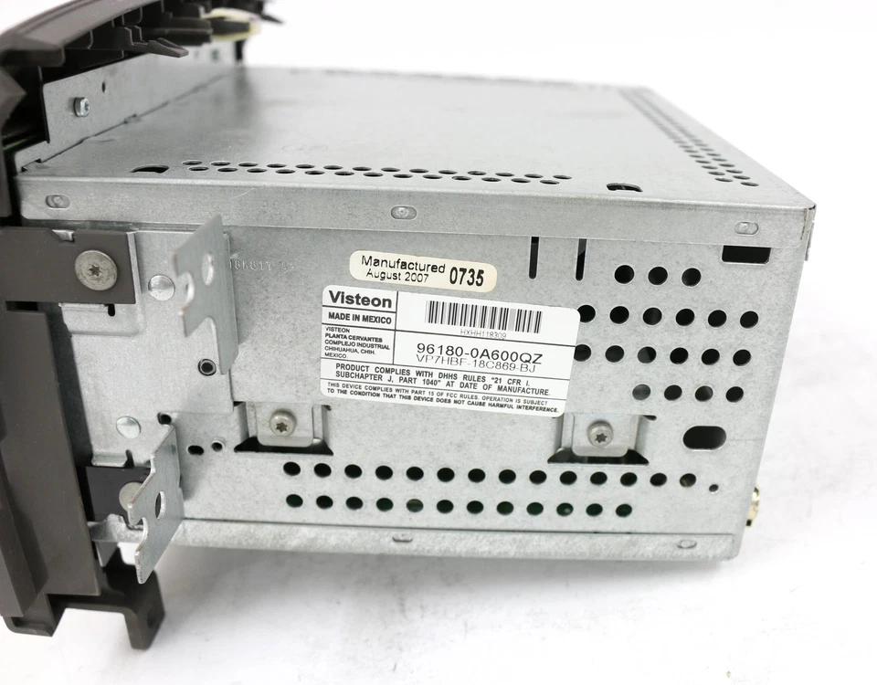 Hyundai Sonata 2008 radio AM FM CD satélite 96180-0A600QZ Opt 960S Foto 4 de 4