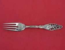 Labors of Cupid by Dominick and Haff Sterling Silver FIsh Fork w/ Cupid Boat Old