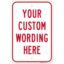 Custom Sign, Personalized Metal Signs, Customize for Office, Business, Workpl...
