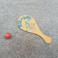 Vintage Paddle Ball Toy Kik Bak Boy On Donkey Ball Is Detatched Wells Mfg