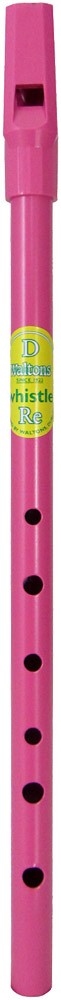 Waltons Irish Tin Penny Folk D Whistle, PINK. Fast delivery from Hobgoblin Music