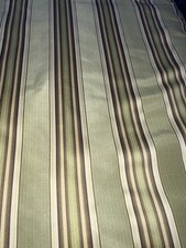 PRETTY SET OF DRAPES 102  L GREEN,BROWN,GOLD IVORY ROOM DARKENING