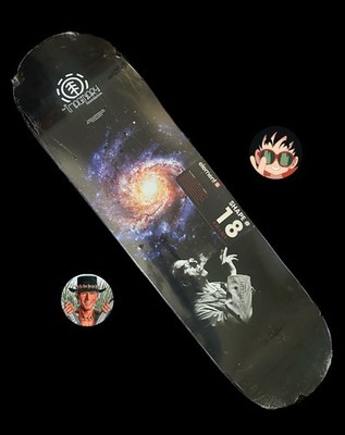 RARE Imaginary Foundation Element Skateboard Deck Collab Galaxy Smoke BRAND NEW
