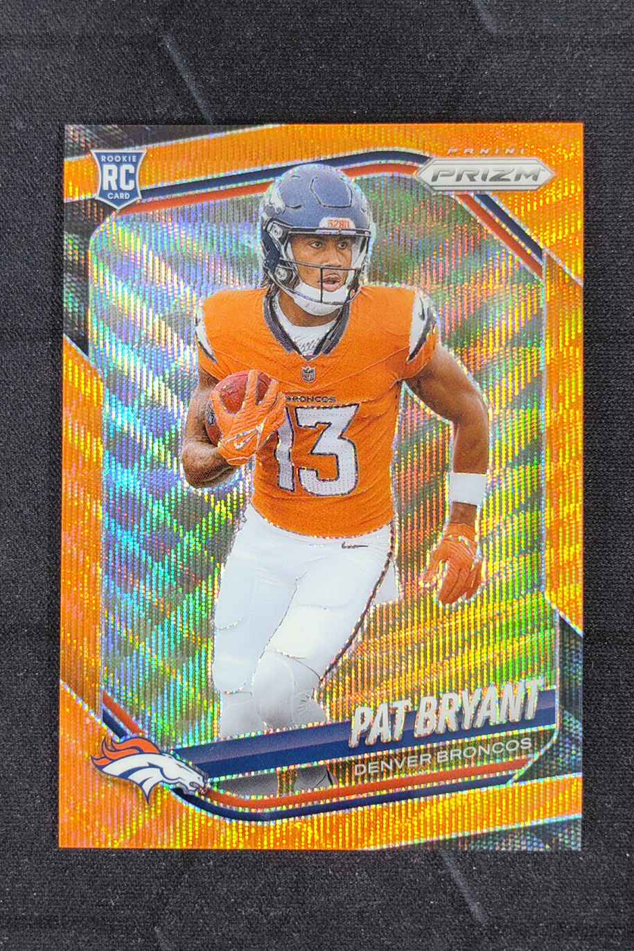 2025 Panini Prizm Pat Bryant Orange Wave RC /65 #366