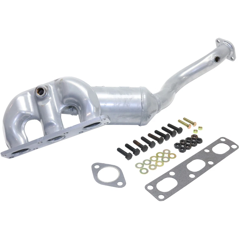 催化转换器 46 状态法律前后适用于 01-05 宝马 325i 330i 325xi — 第 2/4 张图片