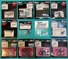 Kyosho Mini-Z Option Parts Gyro MZW405 Motor Mount MZW309 Damper Tires Lot Used