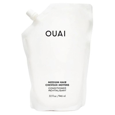 OUAI Medium Conditioner Refill - Feuchtigkeitsspendende Haarspülung mit Kokosöl,