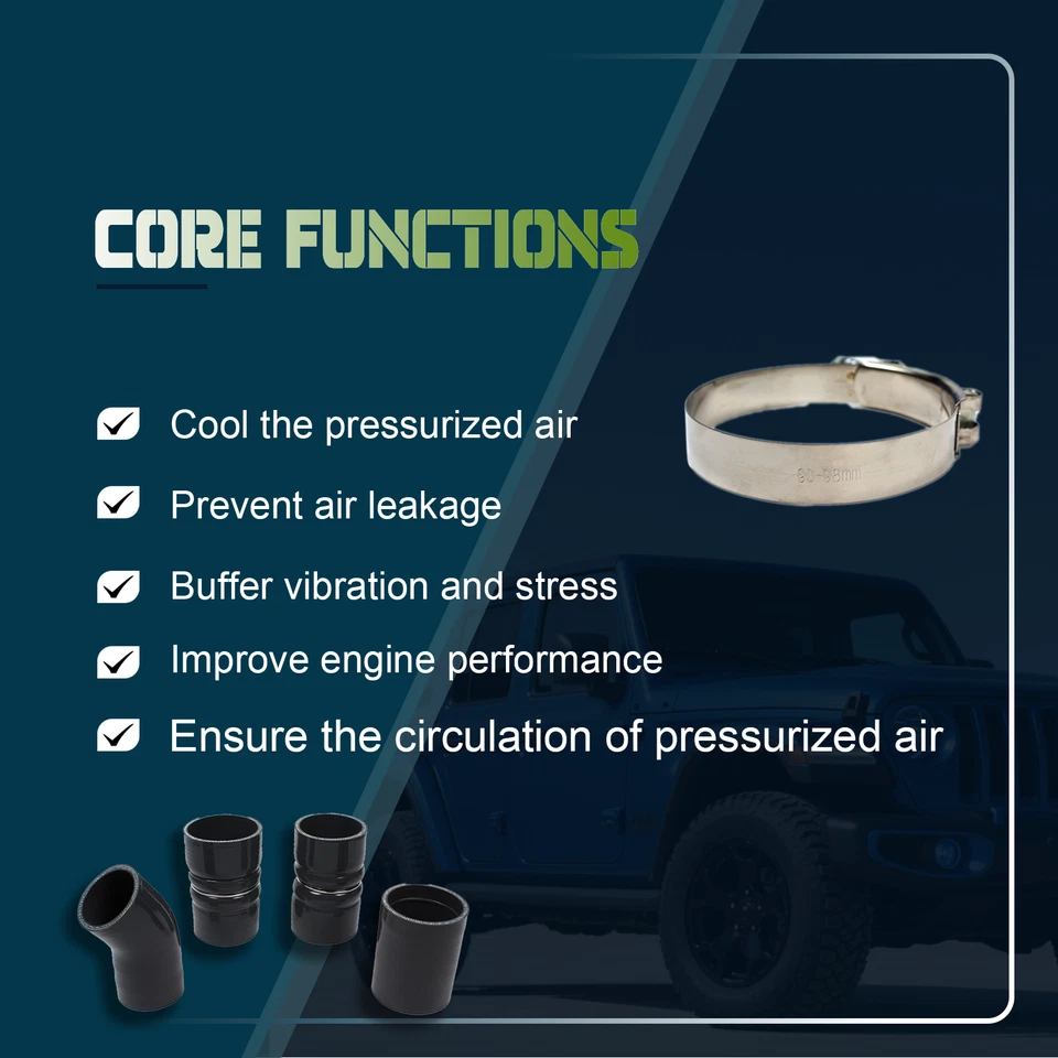 Turbo Intercooler Pipe Kit 03-2007 Ford F-250 F-350 F-450 6.0L PowerStroke⭐⭐⭐⭐⭐ - Image 2 of 4