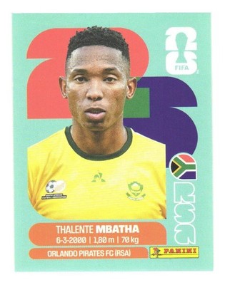 Panini FIFA WM 2026 World Cup  Sticker South Africa RSA 12 Thalente Mbatha