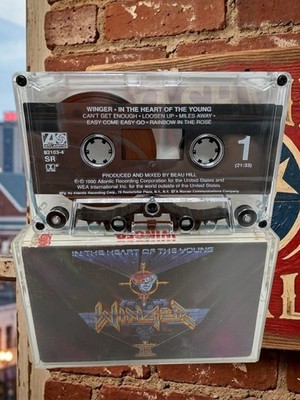 Winger In the Heart of the Young Cassette Tape (1990) Atlantic 82103-4 SR Pro