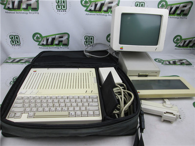 Apple IIc A2S4000 Desktop MOS 65C02 128KB RAM AppleSoft BASIC Used Good Bundle