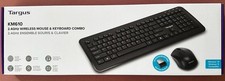 New In box - Targus KM610 2.4GHz Wireless Mouse  Keyboard Combo