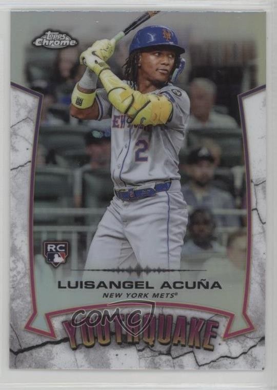 2025 Topps Chrome Youthquake Luisangel Acuna Acuña #YQ-32 Rookie RC 19l7
