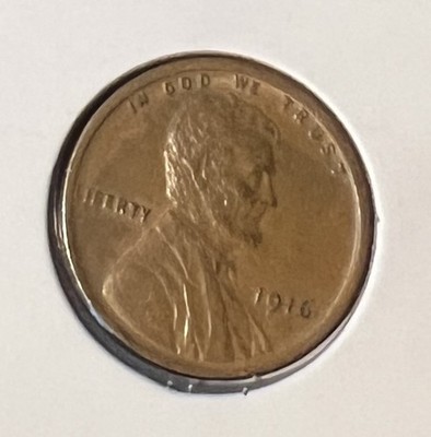 1916 LINCOLN WHEAT CENT GRADES CHOICE EXTRA FINE ACTUAL COIN  #7612