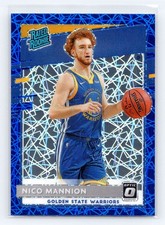 2020-21 Donruss Optic #190 Nico Mannion Blue Velocity RC Warriors