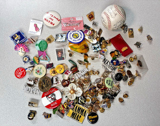 Huge Junk Drawer. Lot of Pins. Vintage?