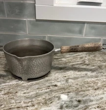 Wagner Ware Sydney Hammered Sauce Pan And Diffuser RARE