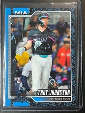 2026 Topps #317 Troy Johnston Team Logo Color Variation (RC) Miami Marlins