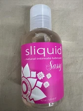SLIQUID SASSY  ANAL LUBE NATURAL LUBRICATING GEL 4.2 oz. New. Free Shipping.