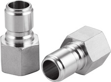 Stainless Steel Male Quick Disconnect,Female NPT 1/2" Homebrewing Quick Connecto